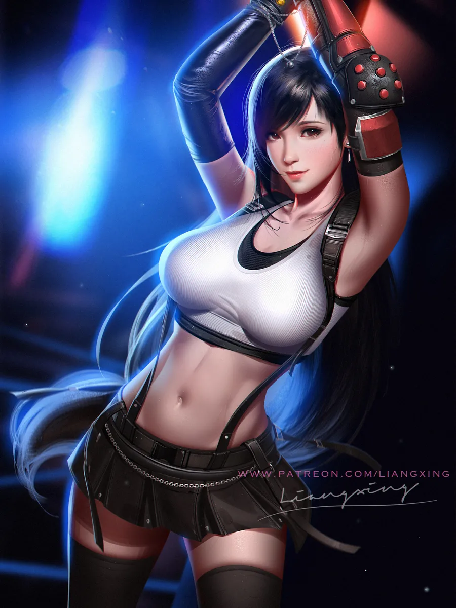 Tifa Lockhart and others by Liang Xing - Image 63