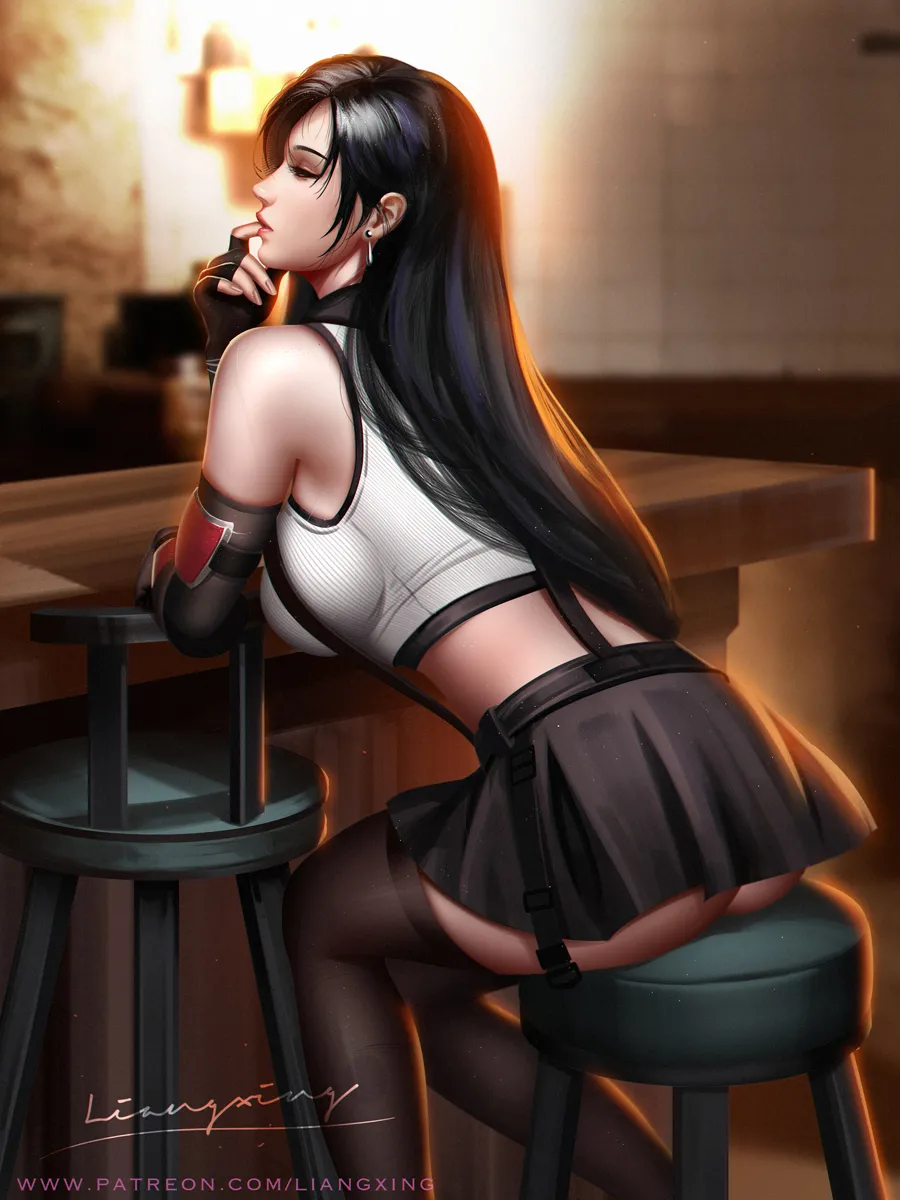 Tifa Lockhart and others by Liang Xing - Image 79