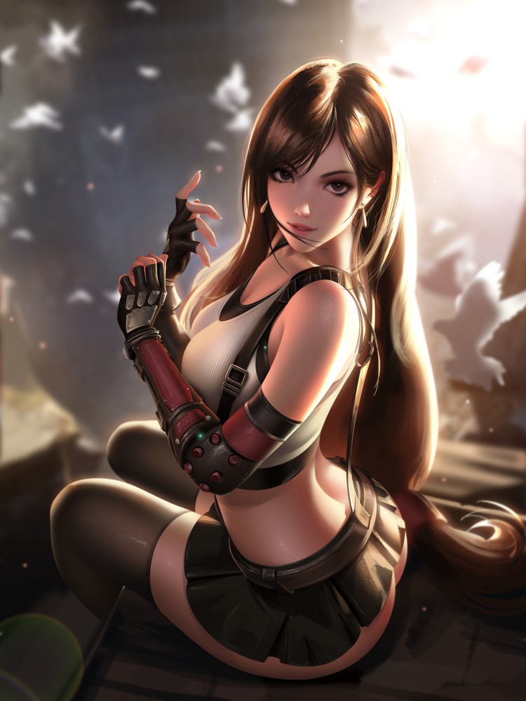 Tifa Lockhart and others by Liang Xing - Image 89