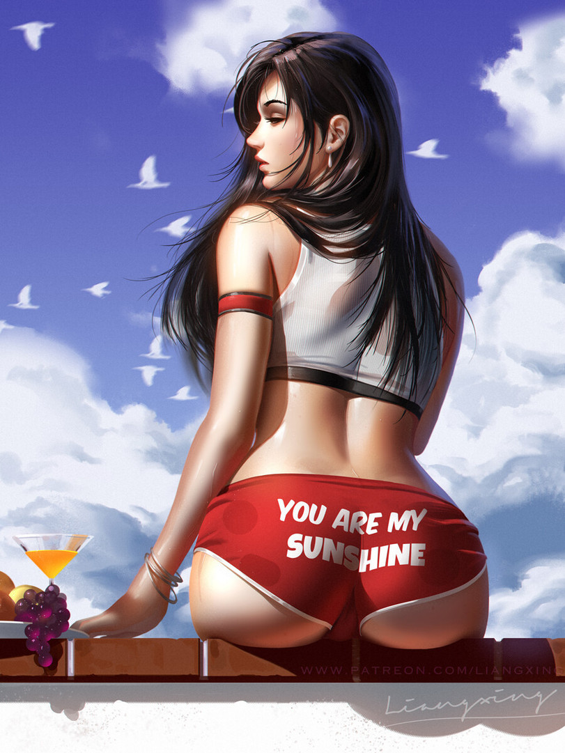 Tifa Lockhart and others by Liang Xing - Image 92