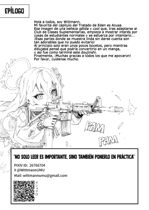 Tiger 212 Wittmann Dokusho Dake Janaku, Jissen mo Daiji Blue Archive Spanish Rakuen Translations - Page 21