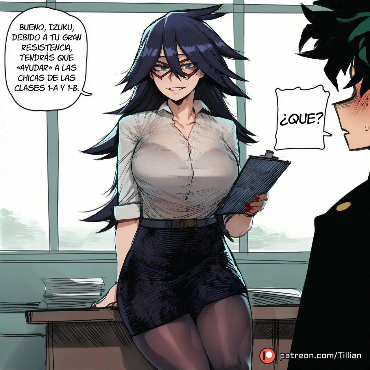 Tillian Izuku Midoriya x MHA Girls Spanish - Image 1