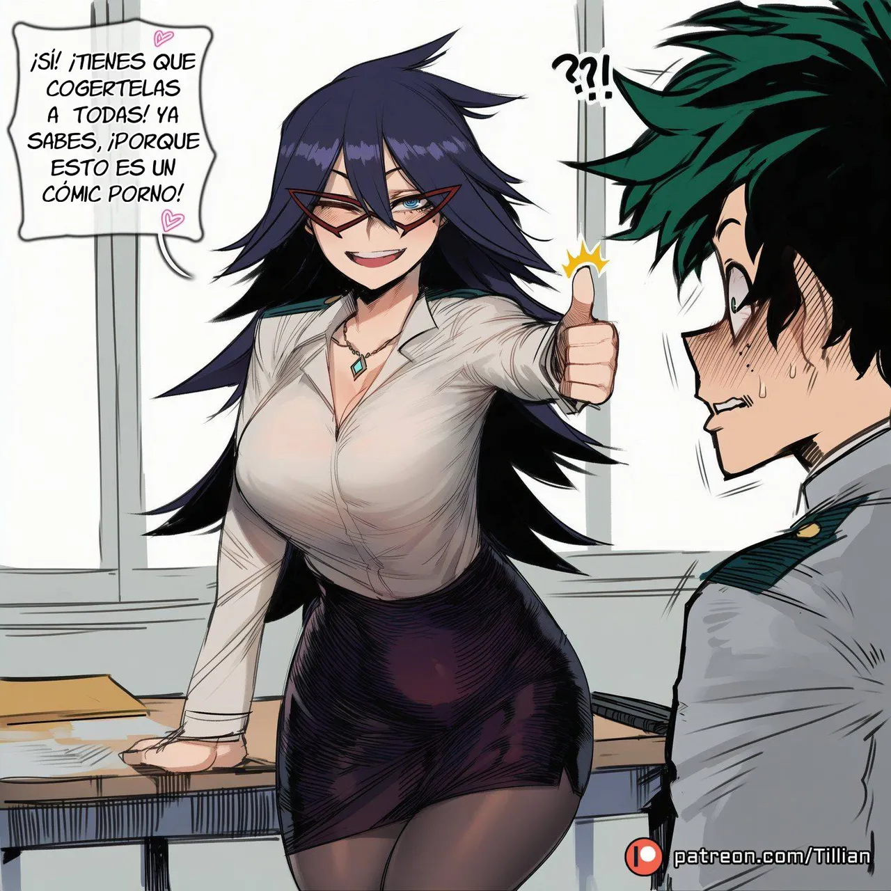 Tillian Izuku Midoriya x MHA Girls Spanish - Image 2