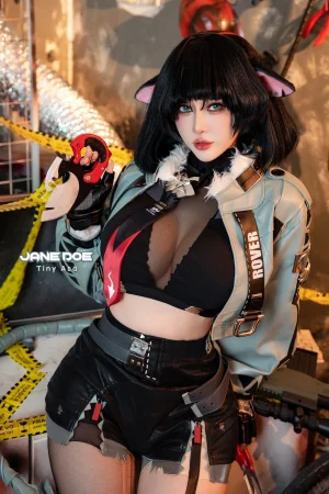 Tiny Asa アサ tiny.asababy cosplay Jane Doe - Zenless Zone Zero - Page 5