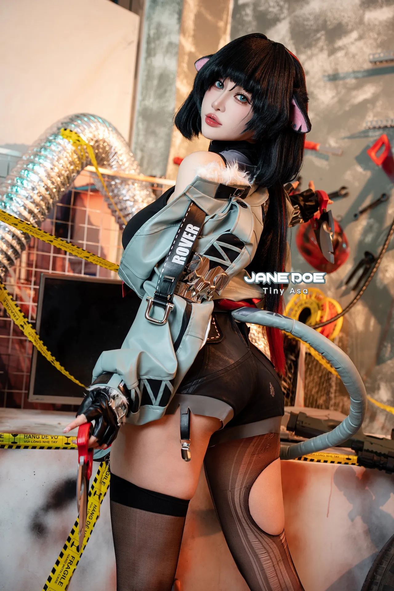 Tiny Asa アサ tiny.asababy cosplay Jane Doe - Zenless Zone Zero - Image 9