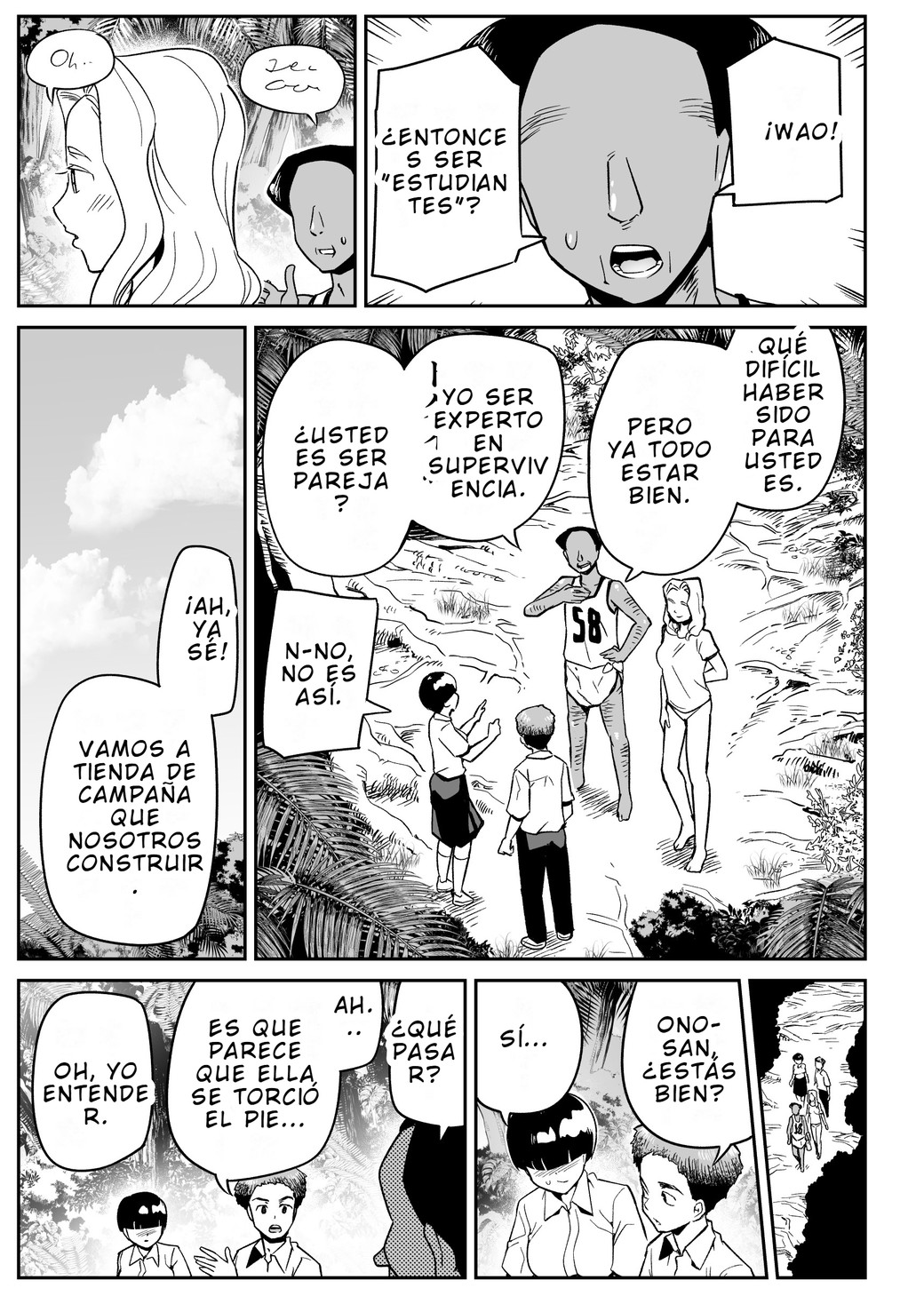 Toilet Komoru Mujintou no Ono-san Ono-san en la isla desierta Spanish - Image 28