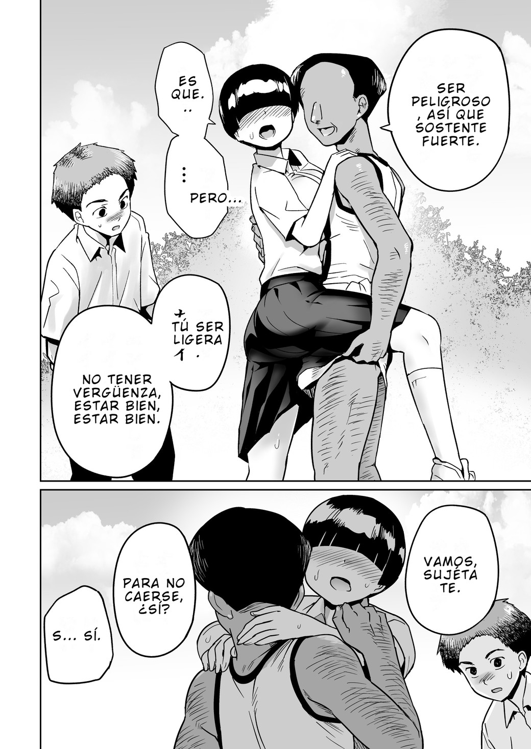 Toilet Komoru Mujintou no Ono-san Ono-san en la isla desierta Spanish - Image 33