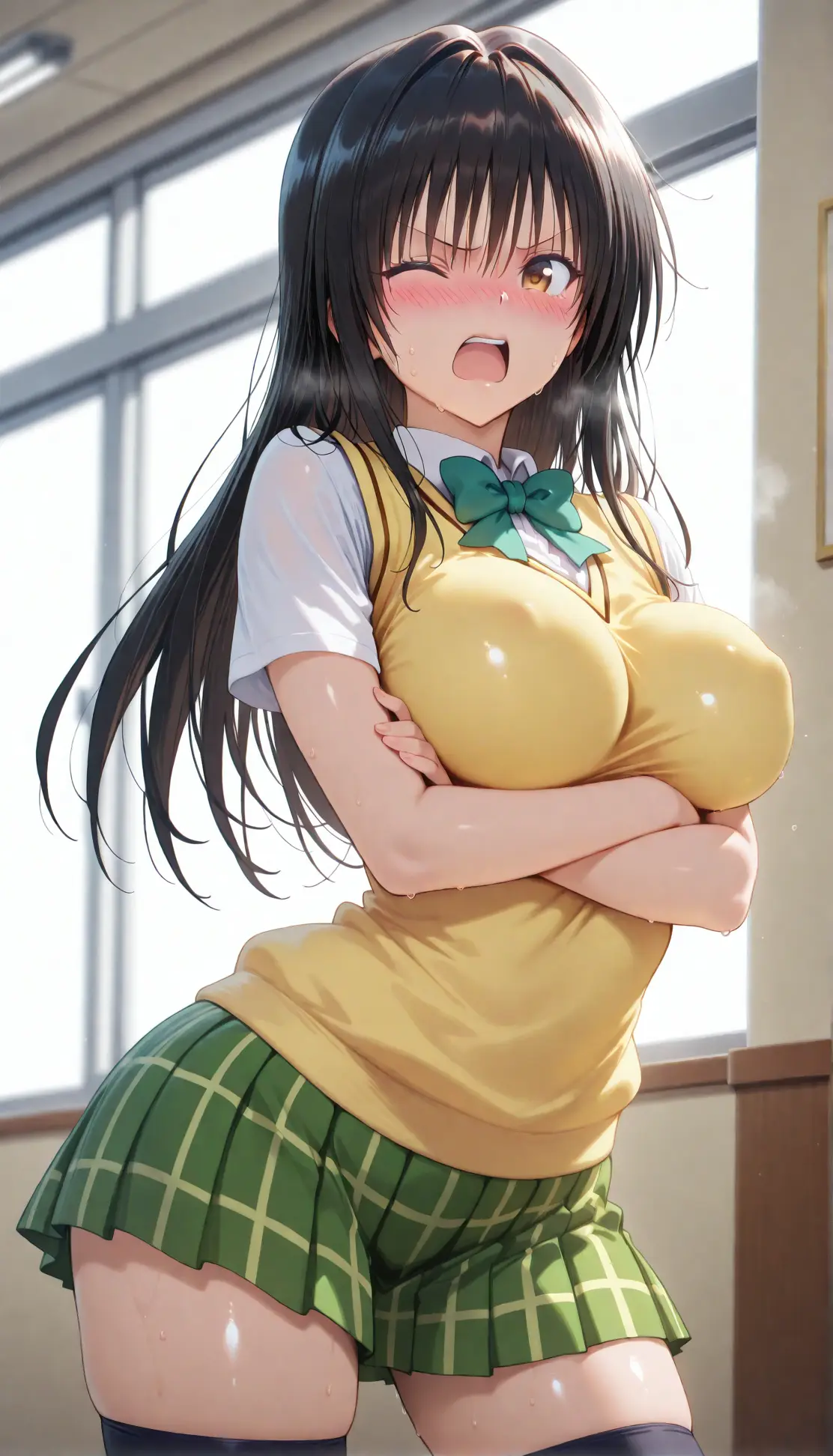 アヘ顔好き集まれぬき処朱作 ポリスとエロギャルどっちがお好き洗脳ボイスと催アプリで徹底調教精子で即イキ超絶ハレンチ発情まんこ ToLOVEる ダークネス - Image 198
