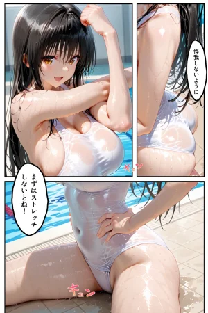 もちもちさん プールで出会った美女を孕ませた ToLVEる編 - Page 13