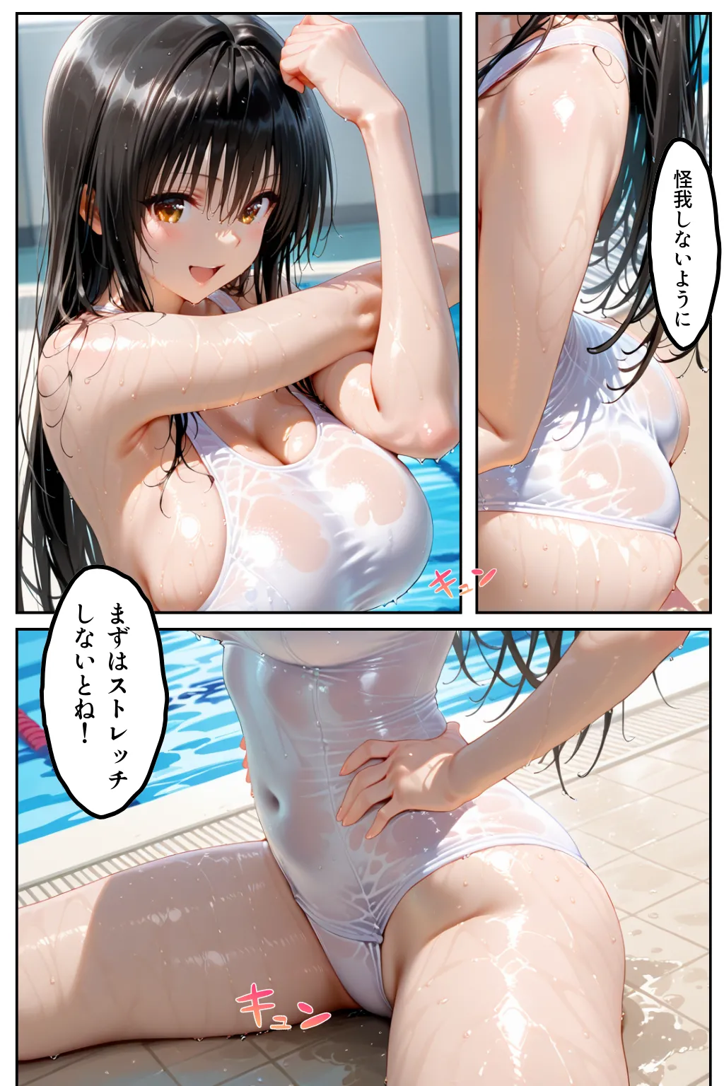 もちもちさん プールで出会った美女を孕ませた ToLVEる編 - Image 13