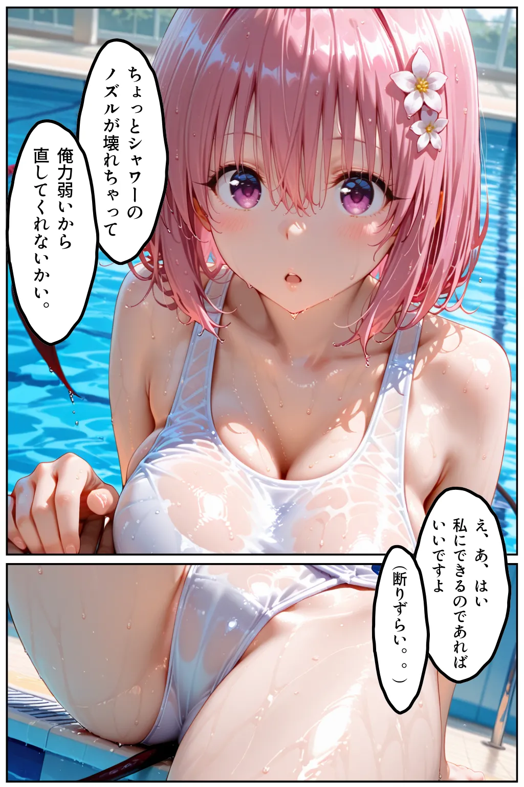 もちもちさん プールで出会った美女を孕ませた ToLVEる編 - Image 244