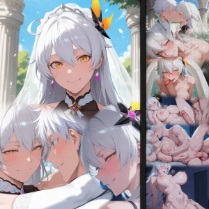 Tommu Kiana Kaslana Wedding Day