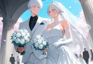 Tommu Kiana Kaslana Wedding Day - Page 128