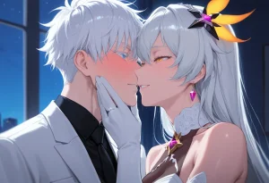 Tommu Kiana Kaslana Wedding Day - Page 134