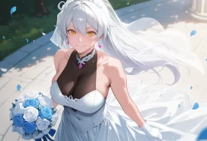 Tommu Kiana Kaslana Wedding Day - Page 52