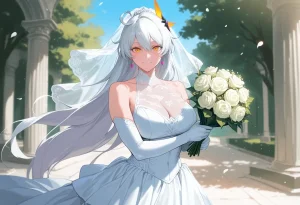 Tommu Kiana Kaslana Wedding Day - Page 59