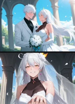 Tommu Kiana Kaslana Wedding Day - Page 6