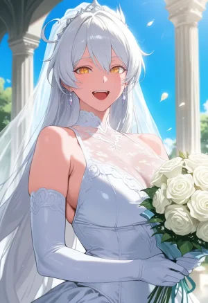 Tommu Kiana Kaslana Wedding Day - Page 63