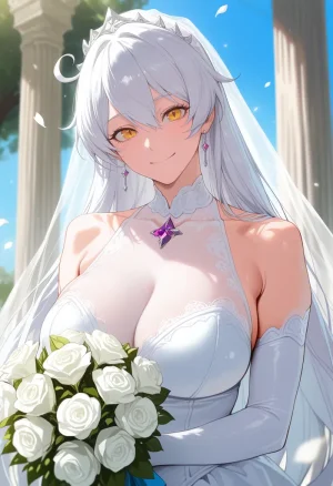 Tommu Kiana Kaslana Wedding Day - Page 70