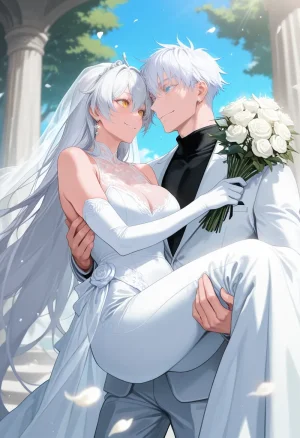 Tommu Kiana Kaslana Wedding Day - Page 76