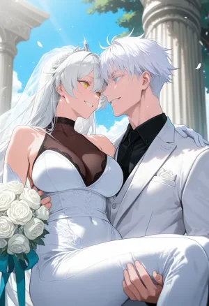 Tommu Kiana Kaslana Wedding Day - Page 79