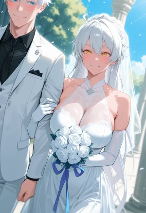 Tommu Kiana Kaslana Wedding Day - Page 83