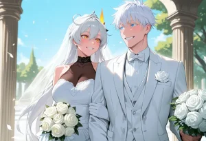 Tommu Kiana Kaslana Wedding Day - Page 86