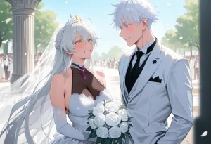 Tommu Kiana Kaslana Wedding Day - Page 90