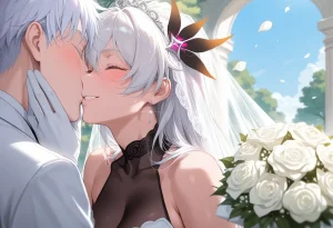 Tommu Kiana Kaslana Wedding Day - Page 96