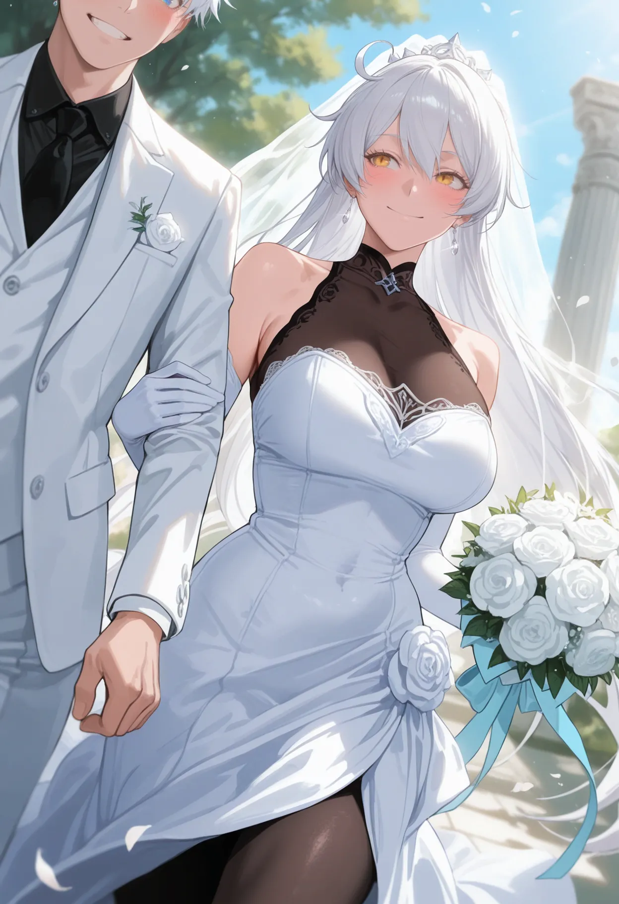 Tommu Kiana Kaslana Wedding Day - Image 5