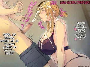 Tonari no Bakunyuu Muchimuchi Danchi Tsuma-san Darashinai Oku-san to Danna no Rusuchuu ni H Spanish MTL - Page 51