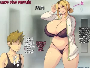 Tonari no Bakunyuu Muchimuchi Danchi Tsuma-san Darashinai Oku-san to Danna no Rusuchuu ni H Spanish MTL - Page 71