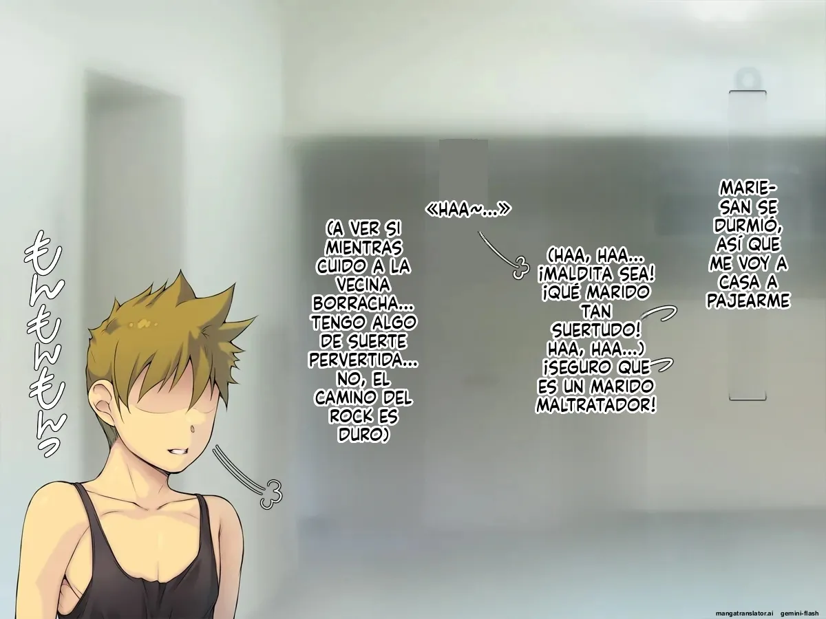 Tonari no Bakunyuu Muchimuchi Danchi Tsuma-san Darashinai Oku-san to Danna no Rusuchuu ni H Spanish MTL - Image 22