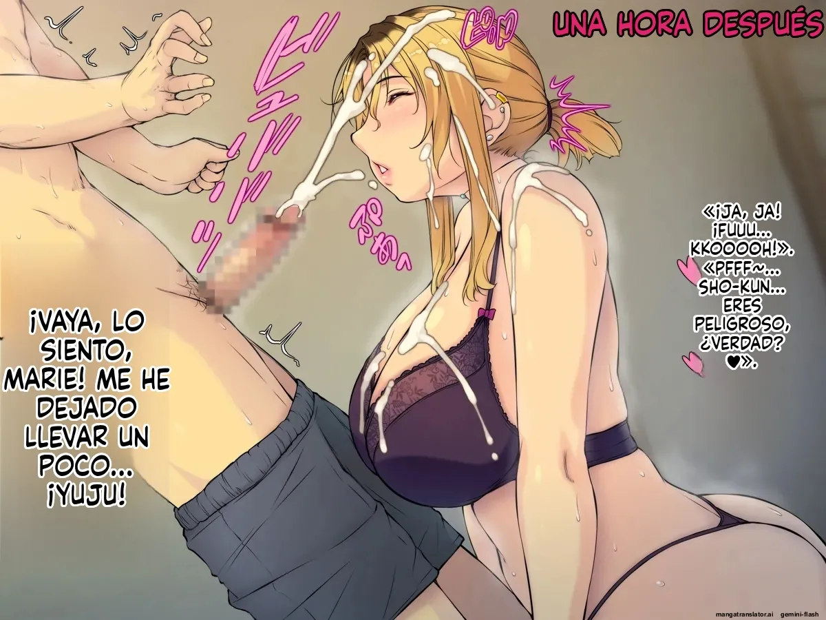 Tonari no Bakunyuu Muchimuchi Danchi Tsuma-san Darashinai Oku-san to Danna no Rusuchuu ni H Spanish MTL - Image 51