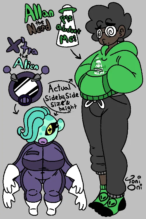 ToniOniBony Allan and Xtra OC By Tonionibony - Image 1