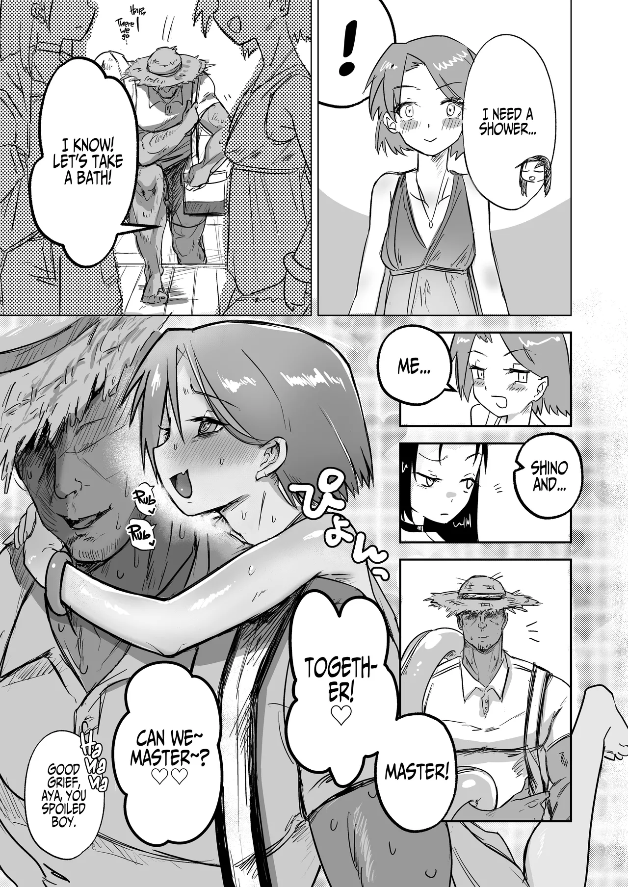 Toriaezu Milk konpa Goshujinsama to Ecchi ga daisuki na Otoko no Ko o Mimamoru Hon English - Image 3