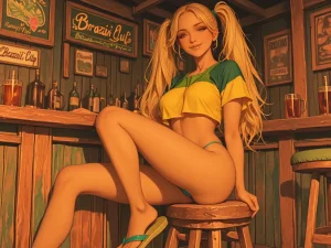 TrashGer Blonde in brazil MMF Threesome groupsex - Page 4