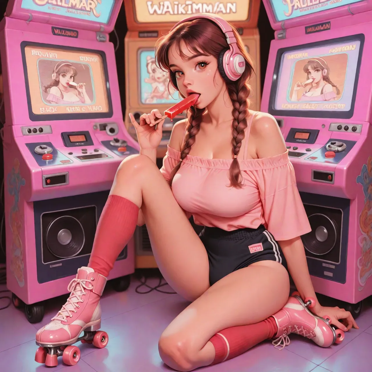 TrashGer Brown hair video games MMF Threesome groupsex - Image 19