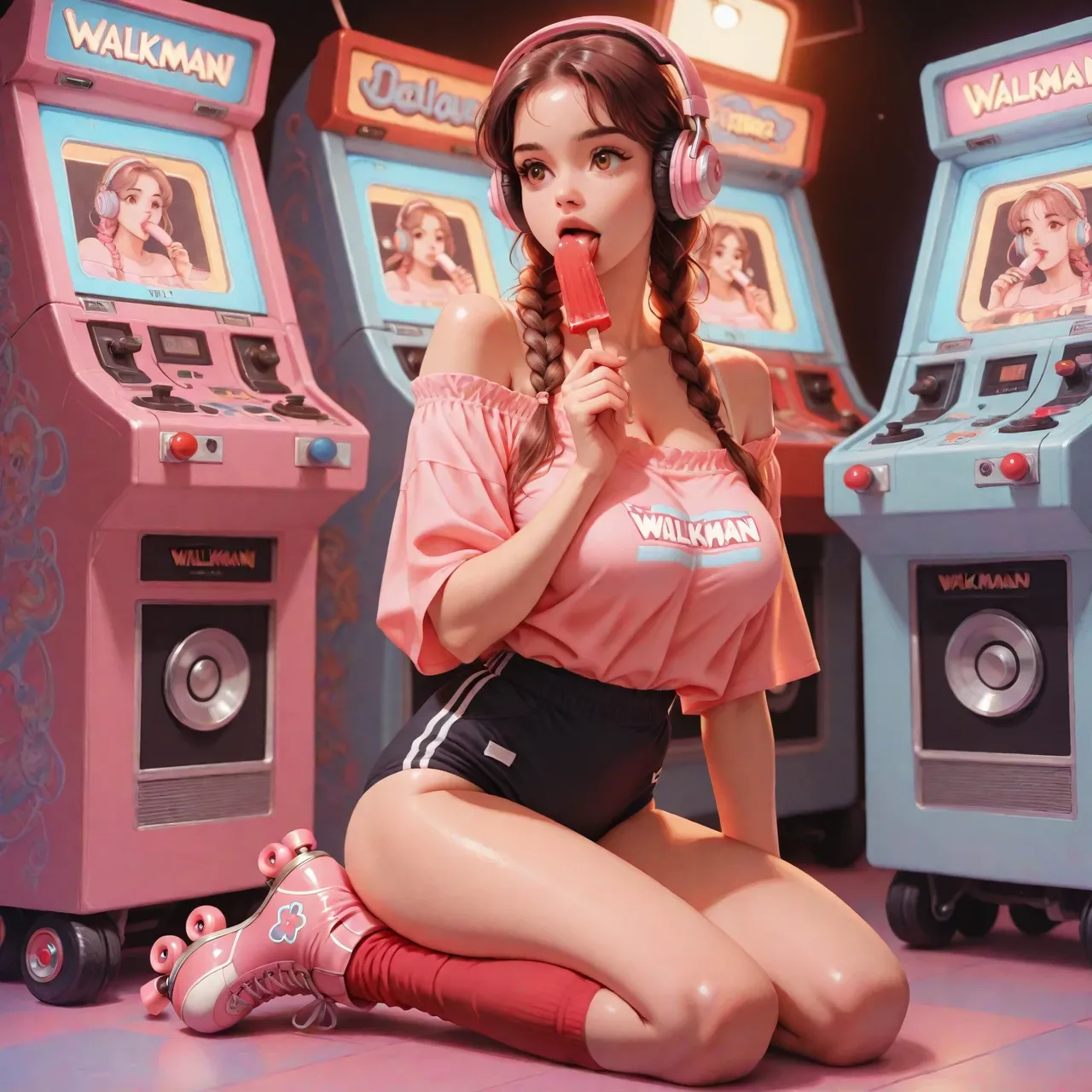 TrashGer Brown hair video games MMF Threesome groupsex - Image 8