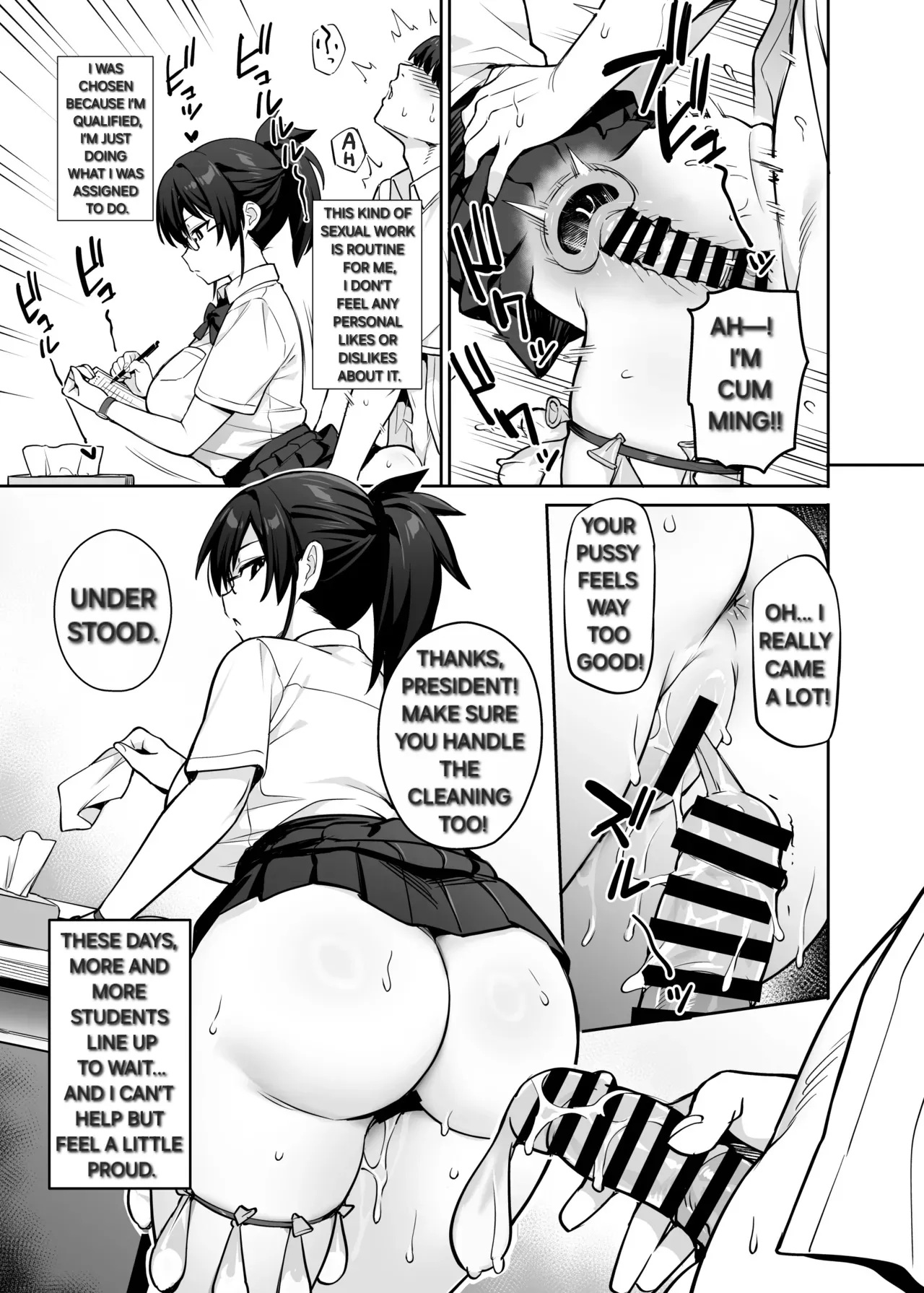 TRYHougen Futari Shakai TRY Hougen The new disciplinary committee president is way too busty part 3 English Alyssaquenn - Image 11