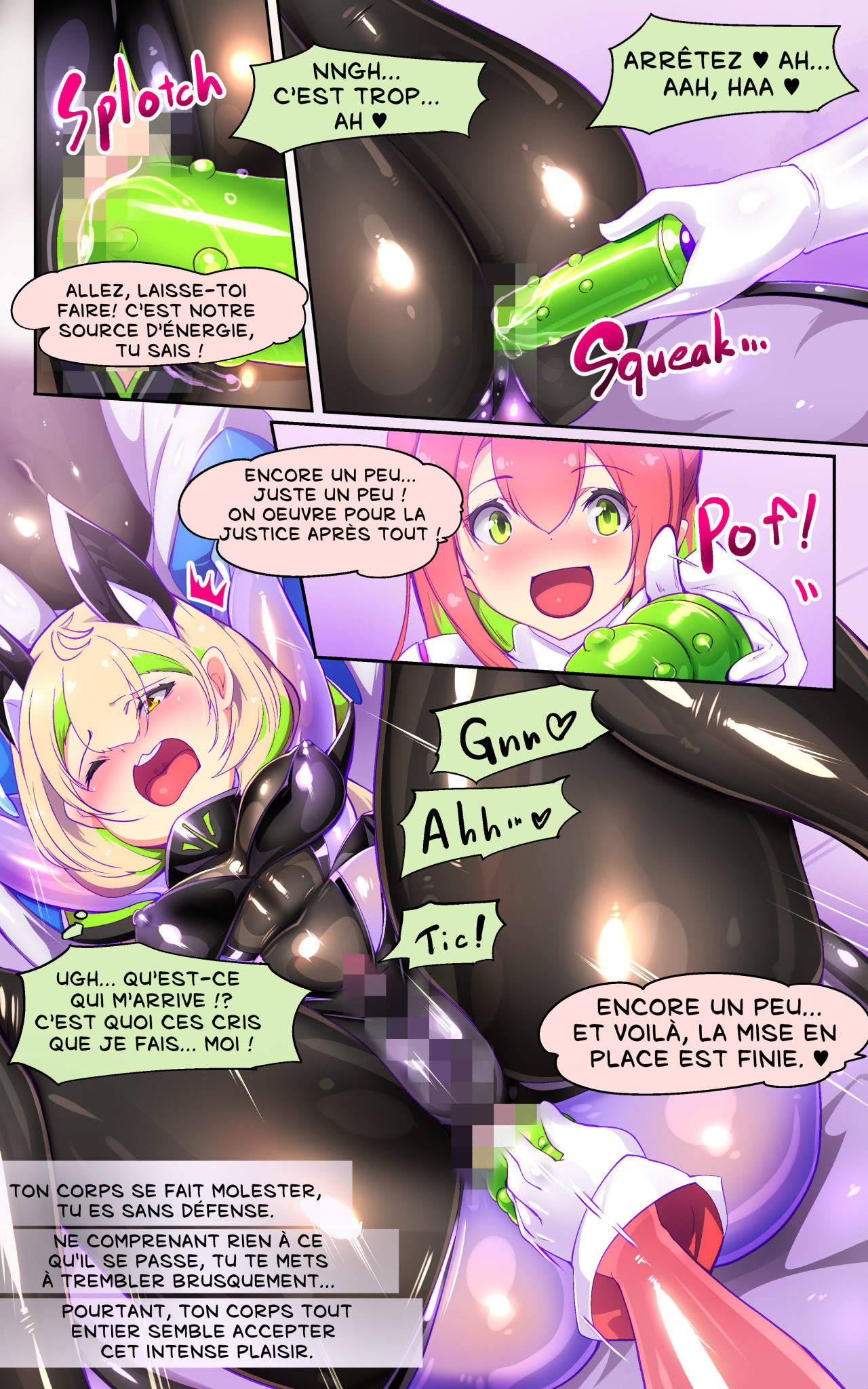 やせうまロール 戦闘アンドロイドにTS転生してとってもえっちな目にあって悪堕ちする漫画-戦光兵女プリッケツァーナ- フランス翻訳 - Image 10