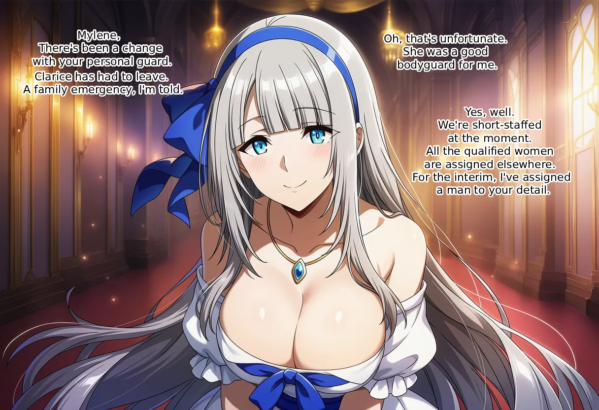 TsarAi Queen Mylenes Bodyguard Trapped in a Dating Sim Benefactor tier Request - Image 6
