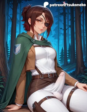 TsukoNeko Hange Zoe Attack on Titan Shingeki no Ky...