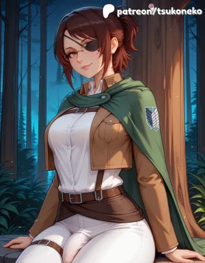 TsukoNeko Hange Zoe Attack on Titan Shingeki no Kyojin - Page 3
