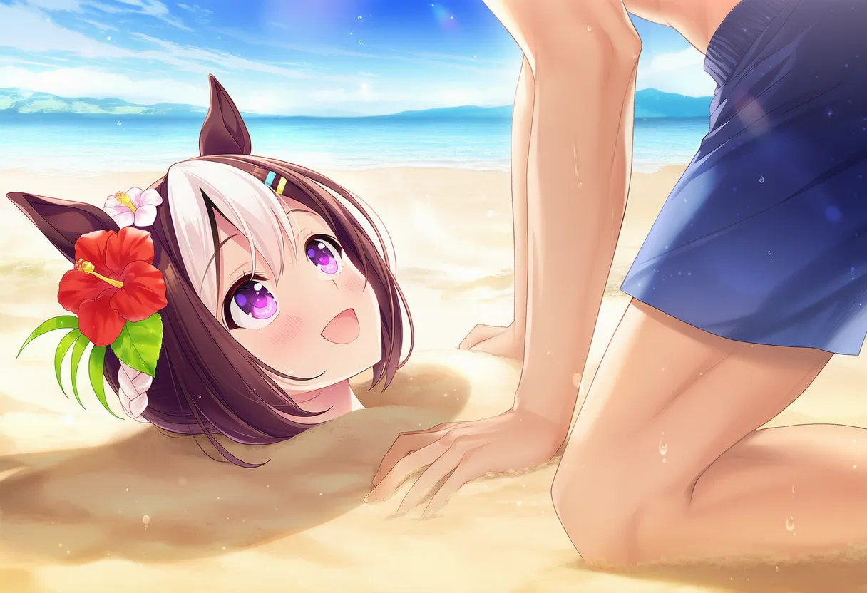 不好是吃人沙滩不对是吃马沙滩 Uma Musume - Image 2