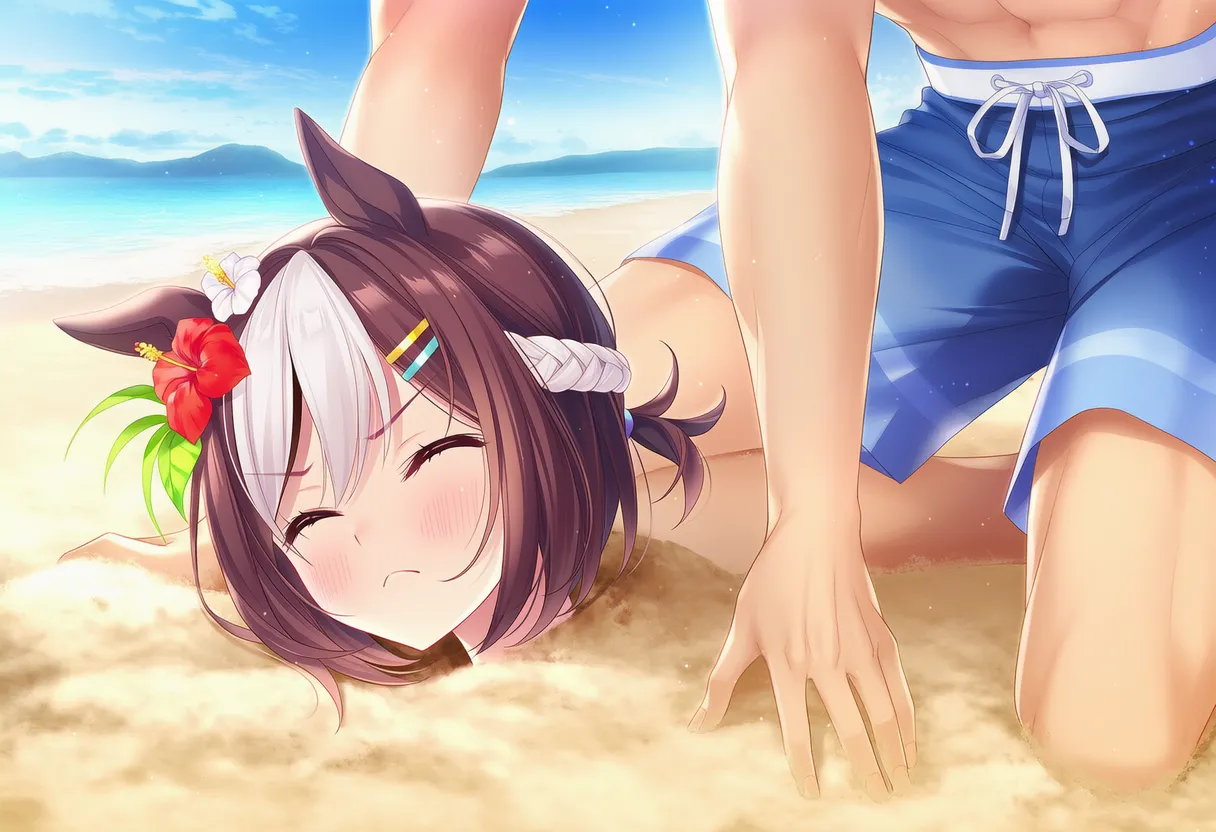 不好是吃人沙滩不对是吃马沙滩 Uma Musume - Image 3