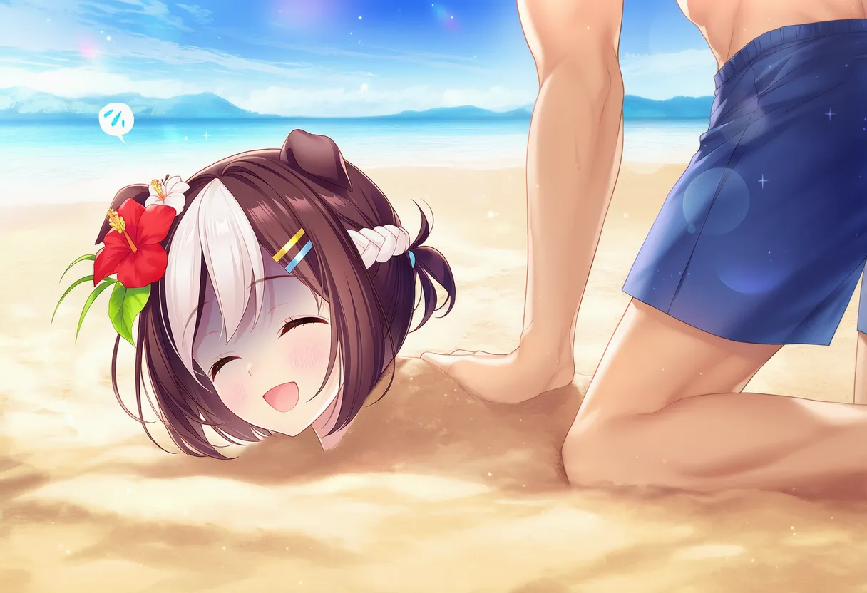 不好是吃人沙滩不对是吃马沙滩 Uma Musume - Image 4