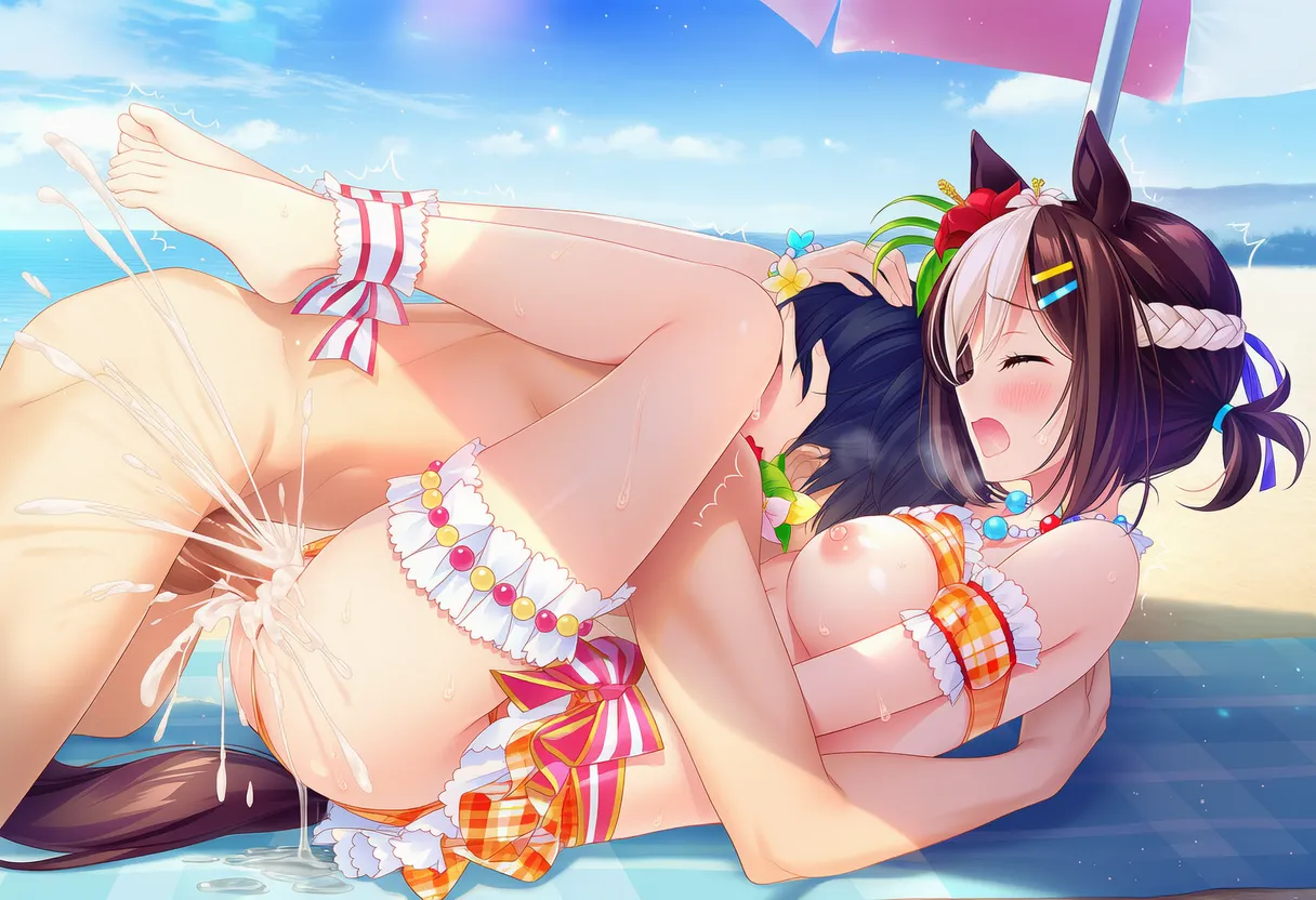 不好是吃人沙滩不对是吃马沙滩 Uma Musume - Image 44