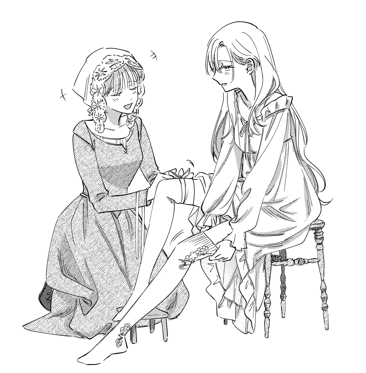 Umibara Yuta ga omoi kishi koushaku hatuihou reijou no subete wo ubai tukushitaiillustration on twitter 爱得太深沉的骑士公爵想要夺得流放千金的一切推特杂图 Chinese 可可鲜奶屋汉化 - Image 22