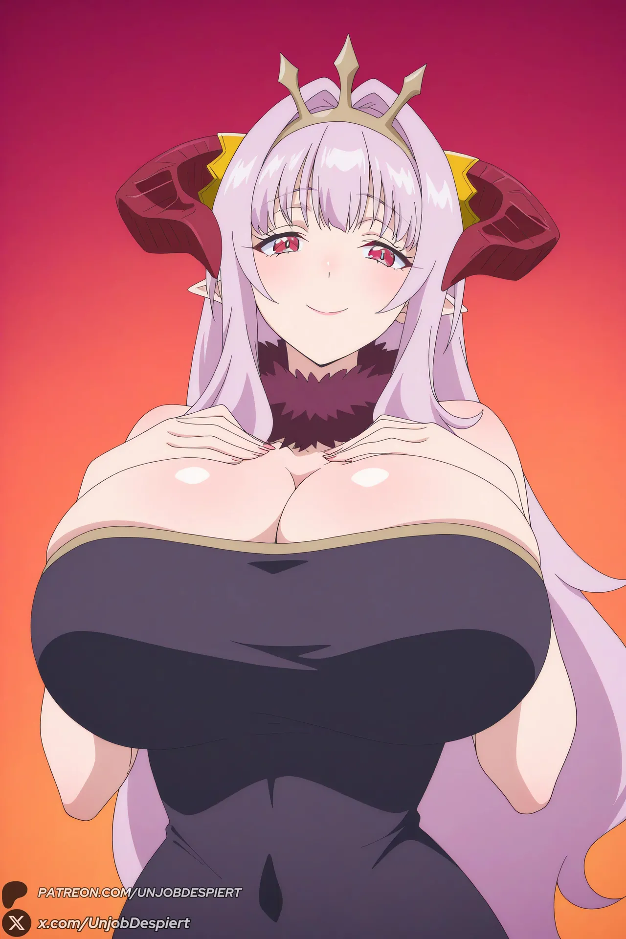 UnjobDespiert Lilim Zebul Kanan-sama Wa Akumade Choroi ZIP Patreon - Image 101